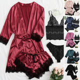 Ensemble pyjama 4 pièces femme