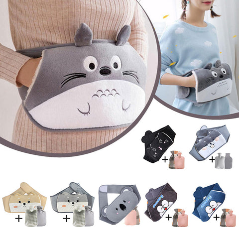 Ceinture bouillotte rechargeable en peluche