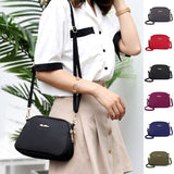 Sac à bandoulière décontracté pour femme en nylon