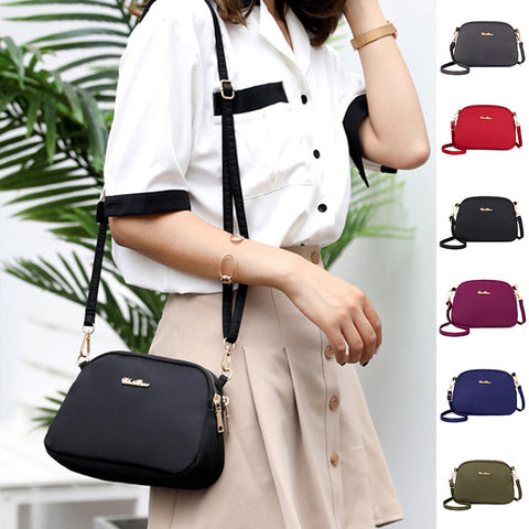 Sac à bandoulière décontracté pour femme en nylon