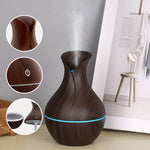 Humidificateur d'air de vases avec veines de bois