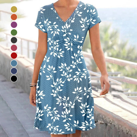 Robe vintage à fleurs