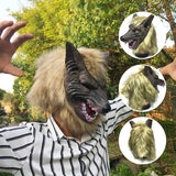 Masque tête de loup et griffes