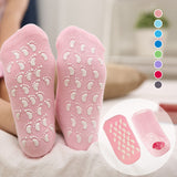 Chaussettes hydratantes avec doublure en gel pour le soin des pieds