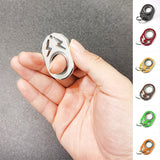 Porte-clés motif éclair rotatif