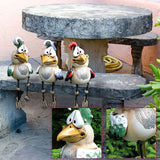 Ornement de jardin de poulet en résine