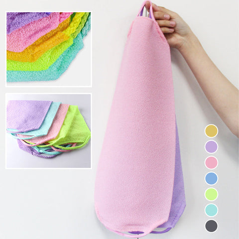 Serviette de bain extensible frottant le dos
