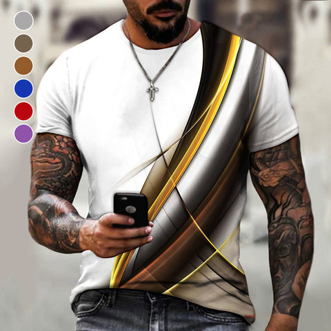 T-shirt à impression numérique pour hommes