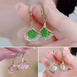 Boucles D'oreilles Ginkgo Uniques Et Élégantes