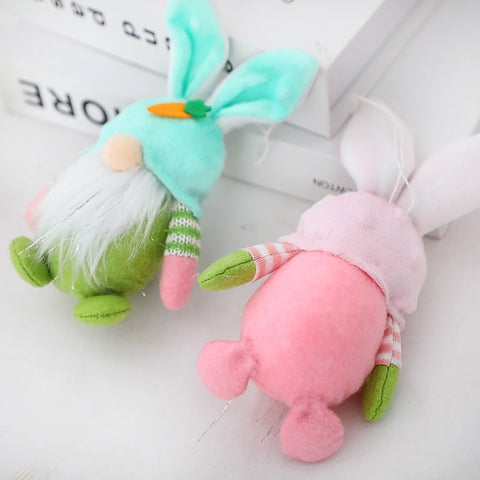 Lapin de Pâques Ornement Poupée lapin pour décoration d'intérieur