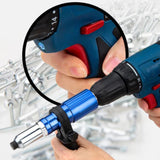 Adaptateur de perceuse à rivets