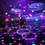 Ampoule Rotative Colorée Boule Disco LED