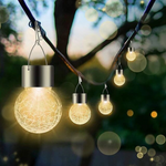 Lampe Suspendue Colorée Solaire De Jardin