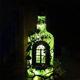Bouteille De Vin Lumineuse
