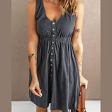 Mini robe sans manches Elfootd