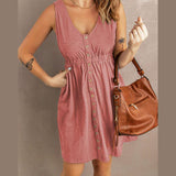 Mini robe sans manches Elfootd