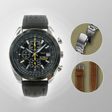 Montre à quartz multifonction pour homme avec plusieurs boutons