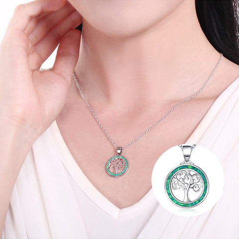 Nouveau collier creux arbre de vie