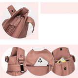 Nouveau sac messager en PU de grande capacité