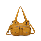 Nouveau sac messager en PU de grande capacité