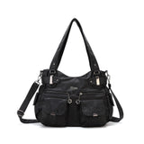 Nouveau sac messager en PU de grande capacité