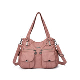 Nouveau sac messager en PU de grande capacité