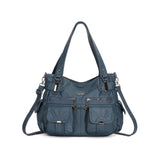 Nouveau sac messager en PU de grande capacité