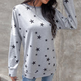 T-shirt oversize à manches longues
