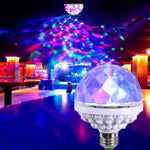 Ampoule Rotative Colorée Boule Disco LED