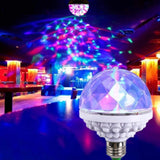 Ampoule Rotative Colorée Boule Disco LED