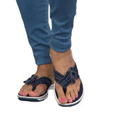 Pantoufles de plage décontractées à fleurs