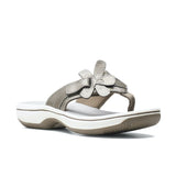 Pantoufles de plage décontractées à fleurs