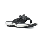 Pantoufles de plage décontractées à fleurs