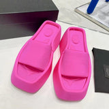 Sandales de luxe à bout carré