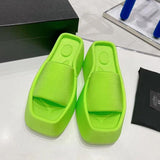 Sandales de luxe à bout carré