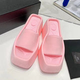 Sandales de luxe à bout carré