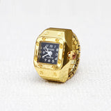 Montre à anneau rétro