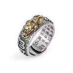 Bague ouverte Pixiu pour homme