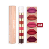 Kit de rouges à lèvres mats 5 en 1