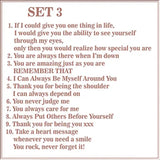 Cadeau d'amitié "Les raisons pour lesquelles tu es mon ami"