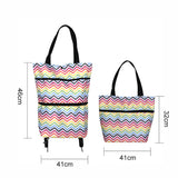 Sac fourre-tout pliable pour chariot de courses
