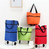 Sac fourre-tout pliable pour chariot de courses