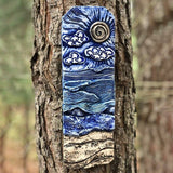 Décoration de sculpture de jardin ciel étoilé océan