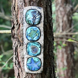 Décoration de sculpture de jardin ciel étoilé océan