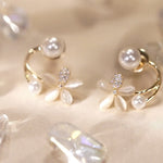 Boucles D'oreilles Tige Fleur Douce
