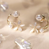 Boucles D'oreilles Tige Fleur Douce