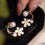 Boucles D'oreilles Tige Fleur Douce