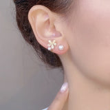 Boucles D'oreilles Tige Fleur Douce