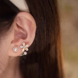 Boucles D'oreilles Tige Fleur Douce