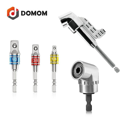 DOMOM  Perceuse à Percussion En Métal Drill Power Bits